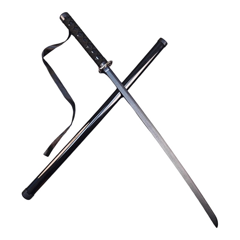 楠竹武士刃居合木刀带鞘拔刀剑刀花练习网红COS漫展拍摄竹刀木剑