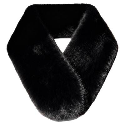 水貂毛围巾皮草双面毛百搭围脖女