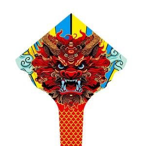 潍坊新款龙风筝儿童成人大型巨型高档中国龙微风易飞龙形龙年风筝