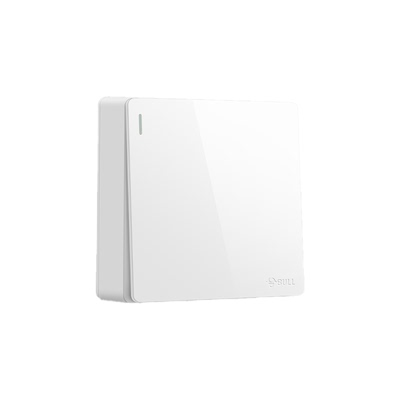 公牛明装开关插座面板单双开双控