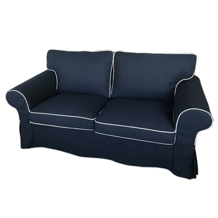 特价清仓爱克托2人双人二人两人沙发套坐垫笠半包好拆洗全棉耐抓