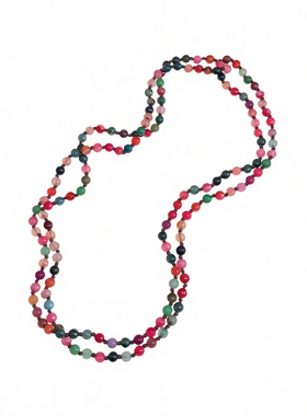 玛瑙串珠项链长款毛衣链