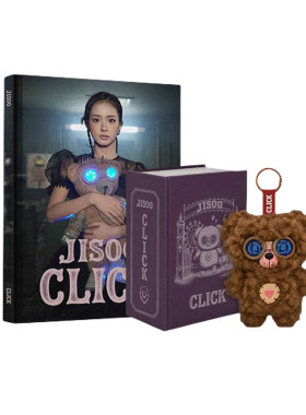 官方正版 JISOO 金智秀单曲专辑 CLICK 玩偶娃娃小卡海报周边