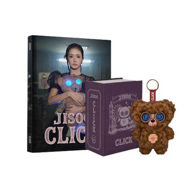 官方正版 JISOO 金智秀单曲专辑 CLICK 玩偶娃娃小卡海报周边