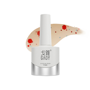 gaoy戈雅网红爆款奶酪素材指甲油胶2026年新款冰淇淋亮片百搭美甲