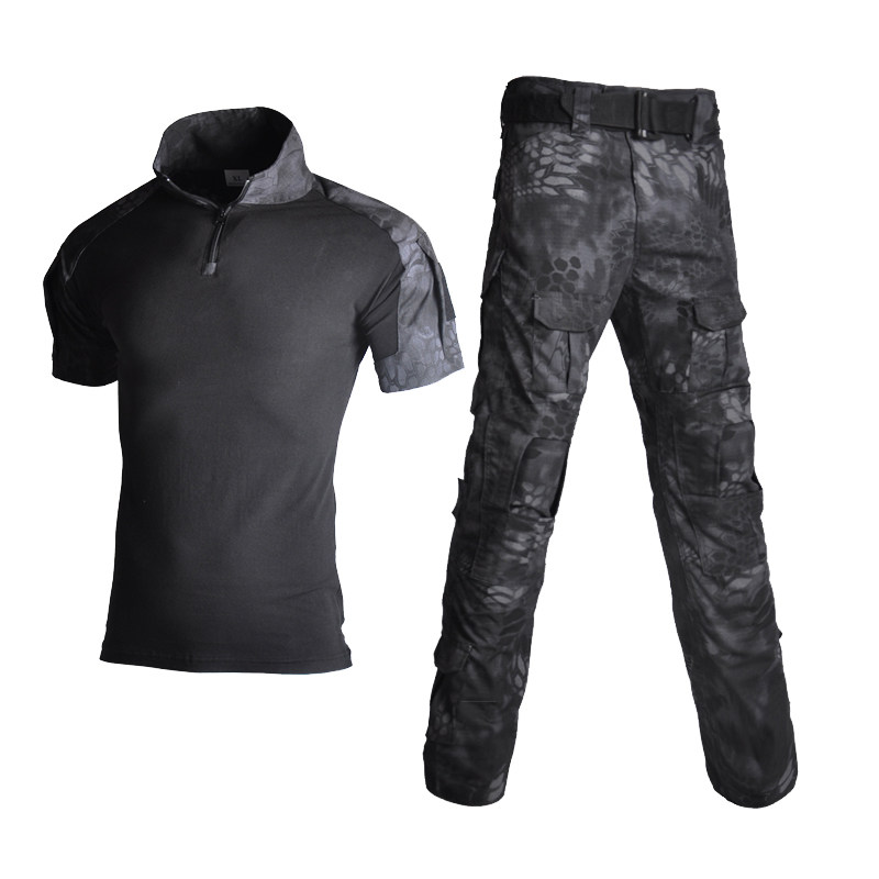夏季短袖蛙服训作服套装男透气战作训外套/套装/野战