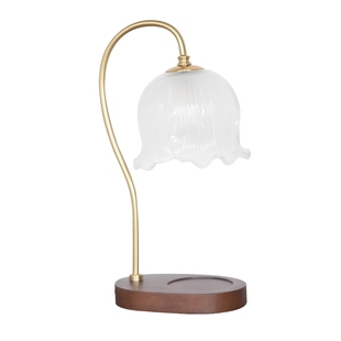 铃兰香薰灯卧室床头灯结婚浪漫礼物复古氛围灯无火香氛融蜡灯台灯