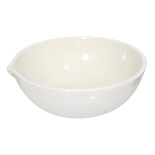 瓷元皿圆底陶瓷蒸发皿元皿实验室用耐高温50/60/75/100/125/150/250/300/500/1000/2000ml毫升实验室仪器