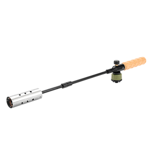 户外加长喷火枪卡式气罐喷枪烧猪毛野营直柄手持可拆卸点碳点火器