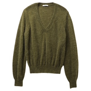 TANG TOWN自制上身气质开挂 自带柔美滤镜云柔蓬松马海毛羊毛毛衣