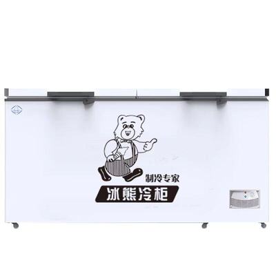 冰熊新款铜管商用大容量冷冻