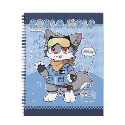 Furry周边绘画本福瑞兽装绒爪