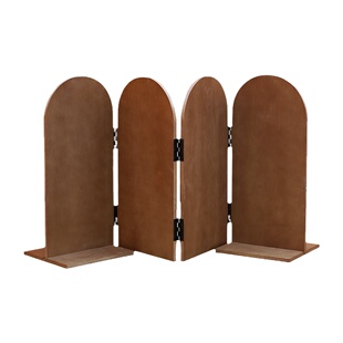 蘑菇宠物矮屏风多用途背景板宠物店同款隔断折叠布景拍照小屏风