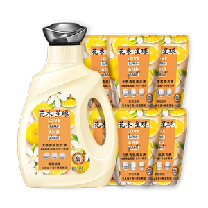 花木星球洗衣液家庭装9.8斤