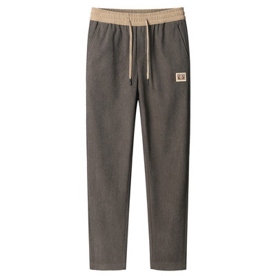 男士休闲裤秋冬季加厚加绒灯芯绒