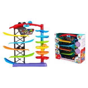 PLAYGO贝乐高积木拼接滚球轨道赛道车婴幼儿童亲子益智3-6岁宝宝