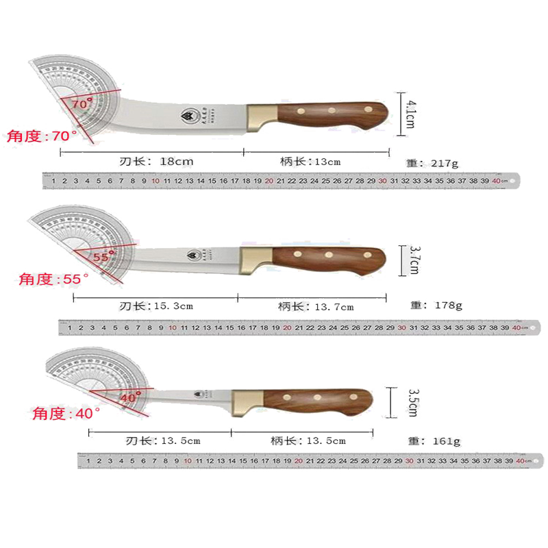 屠夫屠宰场用刀剔骨分割刀具