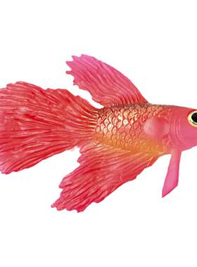 硅胶集锦蕾丝宠物可悬浮仿真鱼