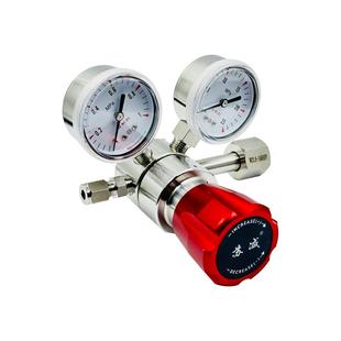 316L不锈钢减压器4L8L小钢瓶W21.8氢气甲烷标气小钢瓶调压阀上海