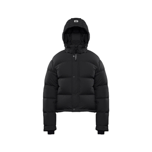 Aritzia加拿大泡芙羽绒服外套4格保暖连帽上衣面包服御寒夹克加厚