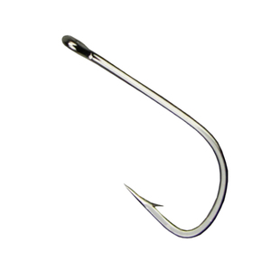 管付白袖钩正品散装有倒刺长柄细条钓鲫鱼钩白条红虫鱼钩带圈袖钩