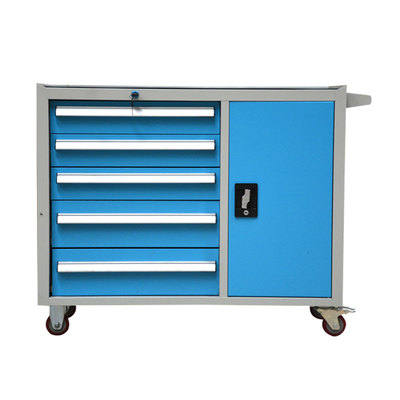 重型加厚多功能五抽工具车