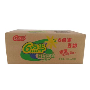 六点半豆奶160ml24袋整箱饮品儿时回忆植物蛋白饮料早餐食品包邮