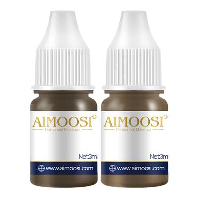 AIMOOSI中国纹绣色料新品奶茶色