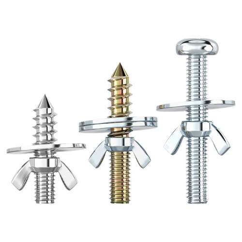 双头牙自攻加大垫片鸟笼龙猫仓鼠跳板站板站杆繁殖箱固定螺丝配件