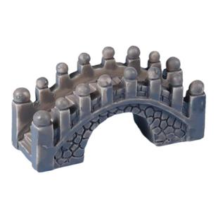 微景观迷你复古小桥模型静态模型树脂沙盘摆件苔藓多肉造景玩具