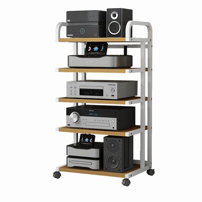 【护栏款】功放机架胆机支架客厅音箱边架CD黑胶机柜解码器收纳架