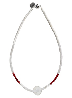 边顶纯手工串珠项链平安项链民族风时尚穿搭配饰