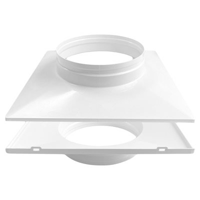 ABS方变圆管道接头法兰新风系统