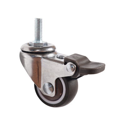 小轮橡胶丝杆家具橡胶螺丝滑轮