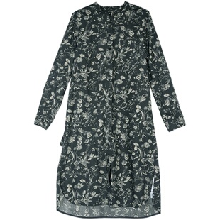 【ZOLLE因为】原创印花设计感修身连衣裙女春夏新品