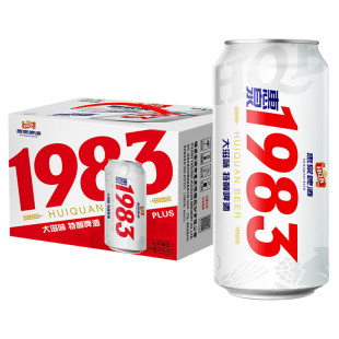 惠泉1983啤酒10度500mL*12听三十多年民族品牌