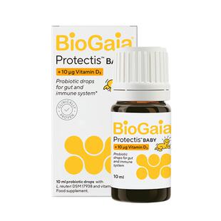 拜奥益生菌罗伊氏乳杆菌宝宝胀气新生儿肠绞痛含D3滴剂官方旗舰店