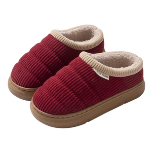 老年人棉拖鞋女士冬季妈妈防滑防摔室内家居用2025新款保暖毛棉拖