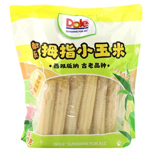 Dole都乐西双版纳拇指玉米1袋750g白糯玉米棒非转基因真空包装