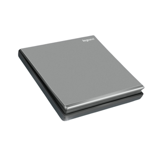 罗格朗逸景深砂银开关插座面板家用86型大板无框一开五孔单开插座