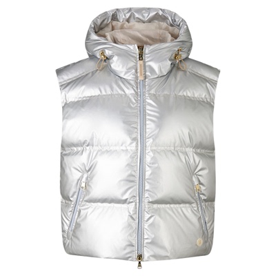 BOGNER博格纳 25秋冬新品LIVY1-D女士连帽亮面保暖羽绒背心马甲