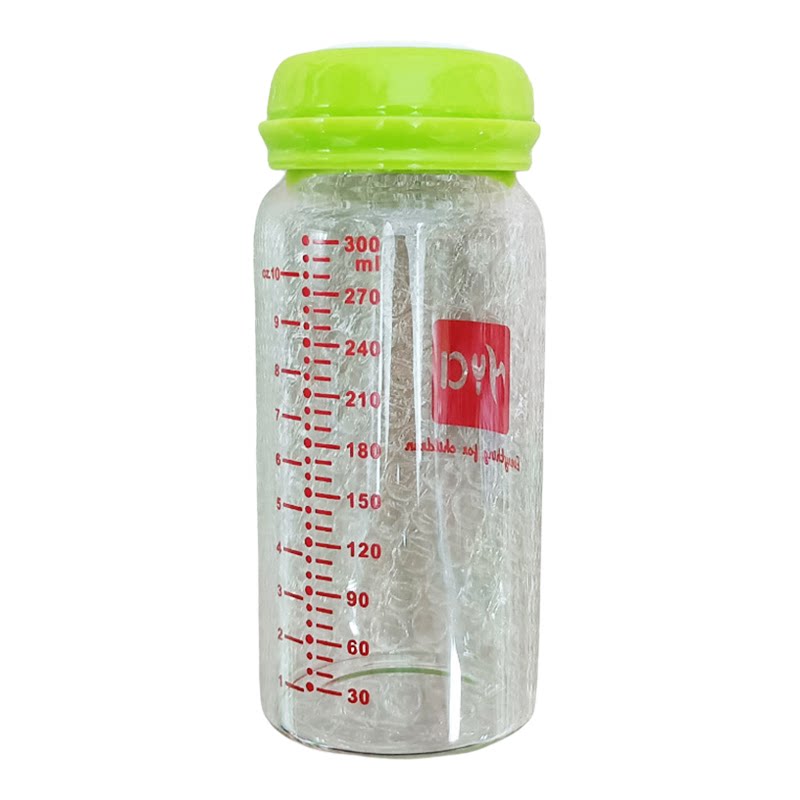 宽口径玻璃储奶瓶300毫升耐高温