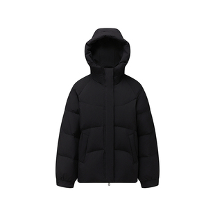 波司登2025冬新款休闲连帽宽松廓形女士短款加厚羽绒服B250245202