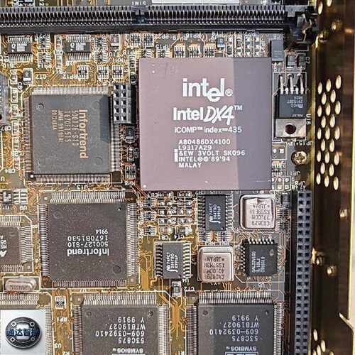 可维修SCSI486CPU老主机成色如图实物图