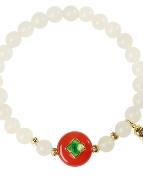 宫里上新天然和田玉手链