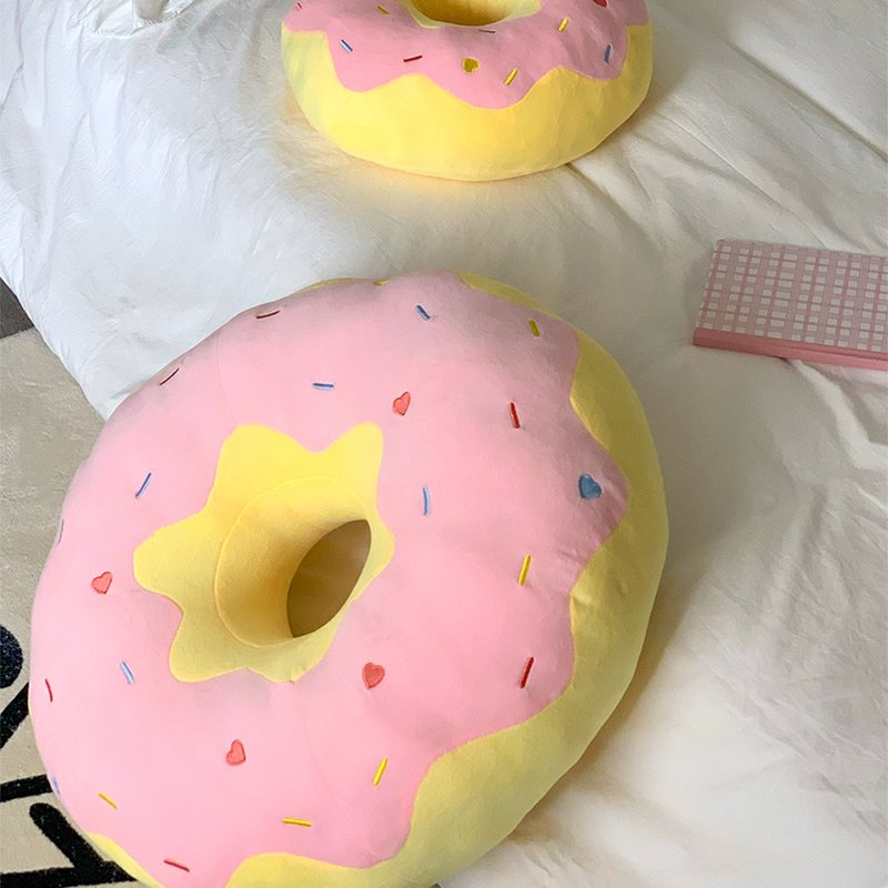 来吃一个甜甜圈~垫蒲团榻榻米窗可爱抱靠枕沙发坐垫飘沙发椅枕