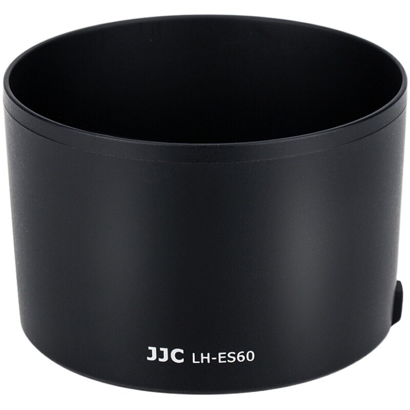 JJC适用佳能ES-60遮光罩EF-M 32mm f1.4 stm镜头保护罩微单M200 M50II M6II M10 M3 M100相机配件43mm黑色