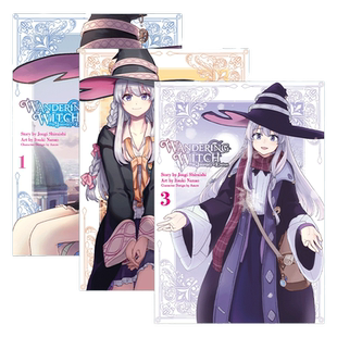 英文原版 Wandering Witch 魔女之旅1-3册 漫画小说 英文版 进口英语原版书籍