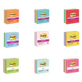 美国3M玩趣系列狠贴报事贴便利贴仙尘月光彩色便签纸粘性强学生考研错题标签便条纸Post-it高颜值办公用本子