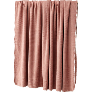 BERKSHIRE伯克希尔 立体剪花法兰绒毯四季保暖盖毯卧室床上毛毯子